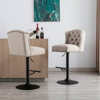 Elektronna okretna barska stolica stolica Set modernog podesivog posteljine po visini bar za stolice,