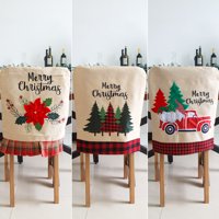 Dido stolica pokriva božićna tema ukras stolica zaštitnik za pranje sjedala za pranje nazad