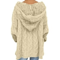 Trendvibe Duks pulover za žene Najbolji vrpci dugih rukava Akrilni ženski jesen modna odjeća solidne