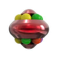 ListeEfun metalne flične edukativne igračke rotirajuće čarobne perle Fingertip igračke za ublažavanje,