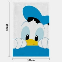 Donald patka Ispis pokrivač lagani ultra meki kreveti Sofa ljetni krevet bacanje poklopca prozračne