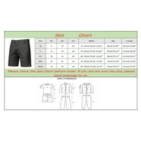 Muške modne ležerne kratke hlače Čvrsta boja Više džepne patentni zatvarač Kratki pantni kopča na otvorenom