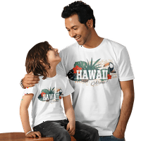 Muške majice, dječaci i muški havajska majica labavi fit kratki rukav Okrugli izrez Grafičke majice