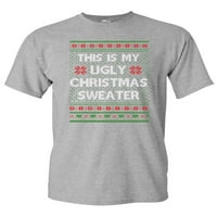 Ovo je moj ružni božićni džemper smiješan DT odrasli majica Tee