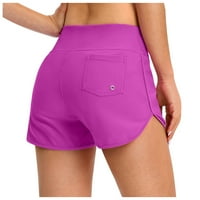 Ljetne pantalone za žene Ženske ljetne trendove Ležerne hlače sa džepovima High-tama za kupanje Tržeće