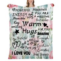 Love You mama poklon pokrivač, flis pokrivač luksuzni krevet pokrivač nejasno mekani pokrivač c