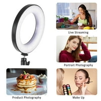 Portable Selfie LED prstena 3000-6000K režimi svjetlosti i zatamnjena svjetlina sa stativnim štandom