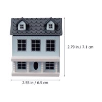 Mini kuća ukras Micro Pejzaž europski stil Drveni mini kućni dekor