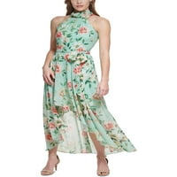 Eliza J Womens cvjetni print Hi-nizak haljev haljina