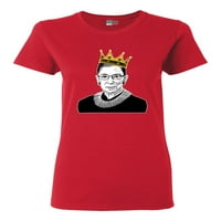 Dame i neslaganje Ruth Bader Ginsburg B & W podržava DT majicu