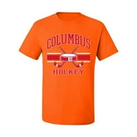 Wild Bobby Grad Columbus Hokej Fantasy Fan Fantasy Muška majica, narandžasta, velika