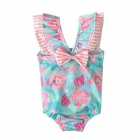 Baby girl kupaći kostim Dječji kupaći kostimi Dječji kupaći kostim ispisani bez rukava bez rukava bez