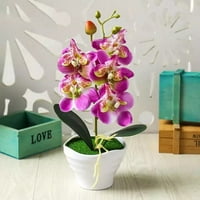 Anna Umjetna simulacija Bonsai orhideja Cvijeća za place za postrojenje za stolni dekor