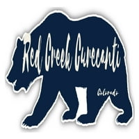 Crveni Creek CurecAnti Colorado suvenir Vinil naljepnica za naljepnicu Bear Disight