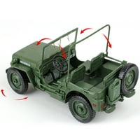 Džip igračka taktika automobila u modelu automobila Dekoracija i poklon za djecu
