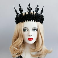 Vintage stil Gothic Garland Crown vijenac Podesivi glava ruža Tiara Glava za glavu za glavu za partiju