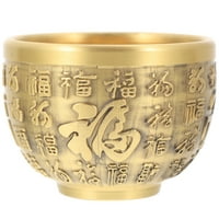 Zlatna zdjela mesingana blaga luza s blagom bazena Bowl Desktop Dekoracija