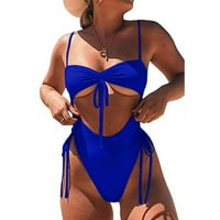 Žene gurnuti zavoj podložno odijelo za kupanje bikini set kupaći kostim kupaći kostim