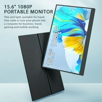 Prijenosni monitor za laptop, FHD 2K 120Hz IPS ekran za njegu očiju sa postoljem za 180 ° podesiv, dvostruki