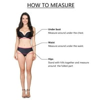 Yiwula žene seksi visoki kontrast grudi gradijent Split bikini set dva kupaći kostim za žene
