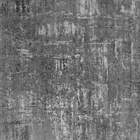 Ahgly Company u zatvorenom kvadratu Orijentalno sivi prostirke industrijske površine, 3 'kvadrat