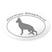 Cafepress - njemački ovčar - naljepnica