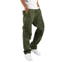 NJSHNMN teretni pantalone za muškarce Vojne armije Camo hlače Combal Work Hlaće, XL