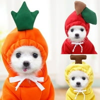 Osnovni hoodie-mekan i topli pas Duks dukseva, voćne boje zimski duks, hladna odjeća za pse za pse zeleni pinshui