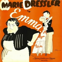 Emma lijevo: Marie Dressler na prozorskoj kartici 1932. Movie Poster Masterprint