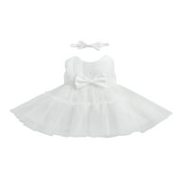 Sutnice Toddler Baby Girl Party Princess Ball haljina Ljetni letnji bez struka Tulle haljine sa trakom