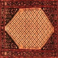 Ahgly Company u zatvorenom okrugu Perzijske narandžaste tradicionalne prostirke, 7 'krug