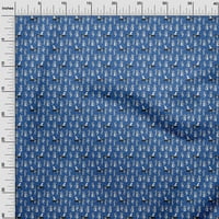 Onuone pamučne svilene plave tkanine muškarci