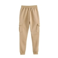 Teretne pantalone za muškarce Muške teretne hlače pamučne dugenske modne joggers sportske pantalone pantalone Torbe džepove Hlače chmora