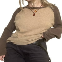 Grunge odjeća za žene Y2K vrhovi dugih rukava bajka grunge estetske košulje tinejdžerske djevojke vintage