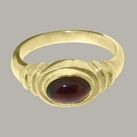 Britanci napravio 9k žuto zlatni prsten sa prirodnim graničnim prstenom u unise - veličine 11,25 veličine