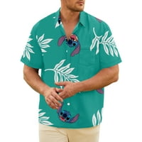 Muški lilo Stitch Najbolji prijatelj majica Havajski gornji bageri na majici kratkih rukava