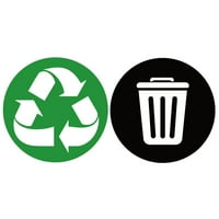 PHONESOAAP naljepnica za reciklirajuću ne reciklirajuću reciklirajuću mogu samoljepljivu vodootporna
