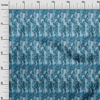 Onuone pamučna kambrska srednja plava tkanina azijska kila DIY odjeća za preciziranje tkanine za ispis