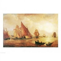 Estuar Posteranzi Balxir of Thames i Medway Poster Print J.M.W. Turner - u