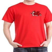Cafepress - The Red Corgon Plain tamna majica - pamučna majica
