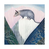 Opossum u Art Deco - Platno