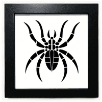 Spider uzorak Insekt Crna ilustracija Crni kvadratni okvir Zidna tabla