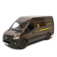 5 UPS Mercedes Benz Sprinter Diecast Model Toy Van 1:48