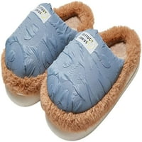 Ženske udobne papuče ugodno Fluffy FAU Krzno kućne slajdove zimske tople memorijske pjene unutarnje