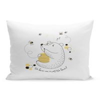 Medeni pčelinji slatki medvjedi komični dječji doodle soba tie jastučni jastučni jastučni poklopac jastuk