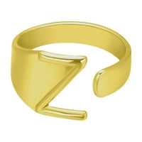 Aufmer nakit za klirens modni par prsten dvadeset si engleski slovo otvorenog prstena
