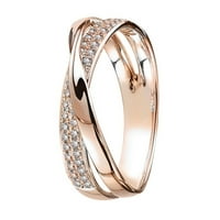 Prsteni prstena zvona cirkonski prst bakar Anillos para mujer vjenčani nakit moda nehrđajućom