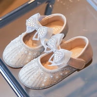 Dječje cipele Male kožne cipele Mekane potplat Little Girl Princess Cipes Rhinestone Jednokrevetne cipele