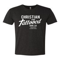 Divlji bobby hrišćanski i tetovirani Ivan 7: Inspirativni kršćanski muškarci premium tri mješavina tee,