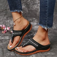 Loopsun Ljetne sandale za žene, ženske sandale, ljetne dame Flip-Flops Wedge Papuče sandale casual flip
